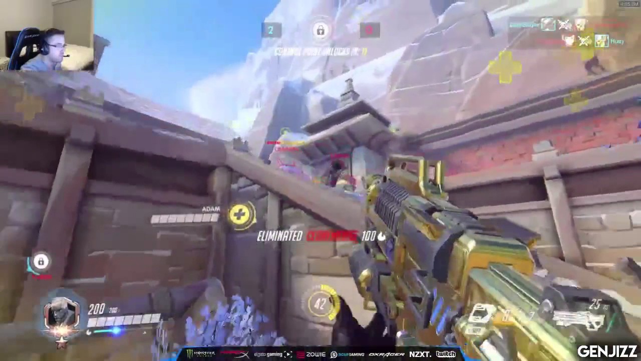 Overwatch ENVYUS HarryHook Playing Sick Soldier76 Game - Best Soldier Player -