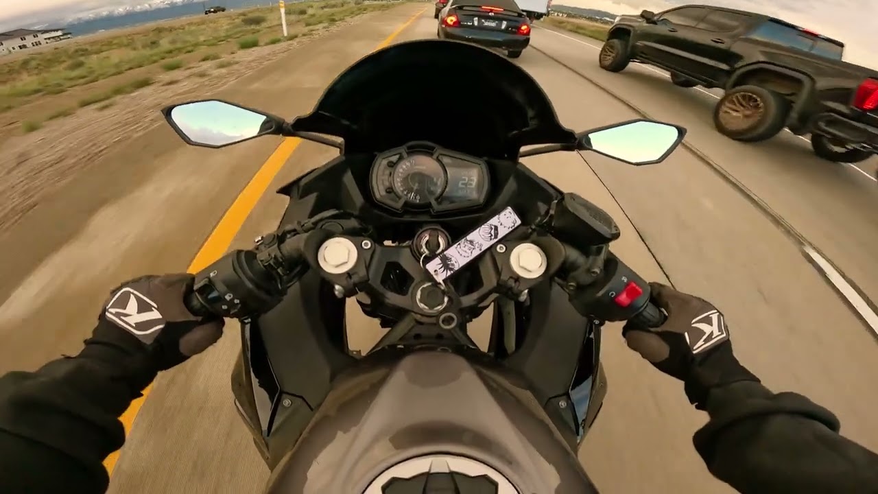 Я ОПАЗДЫВАЮ В ШКОЛУ | Ninja 400 | 17-летний райдер