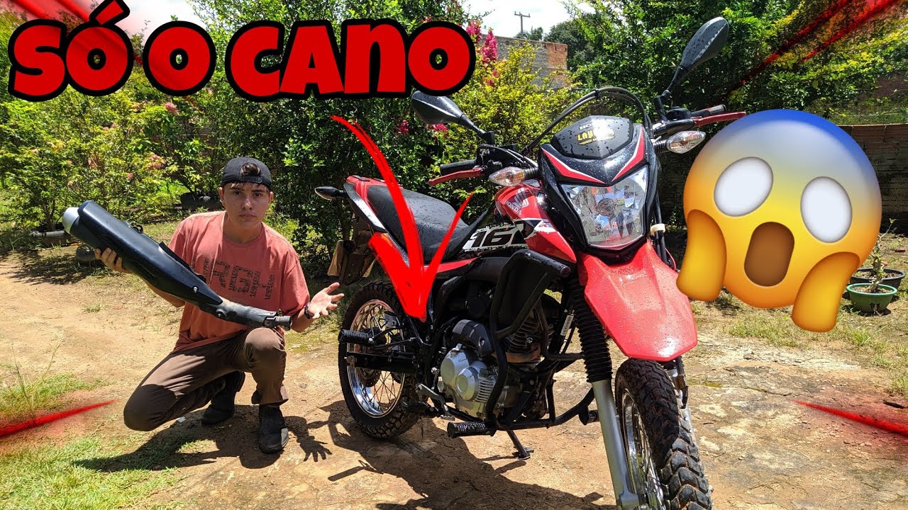DEIXEI A NXR BROS 160 2021  (SO O CANO ) !!!