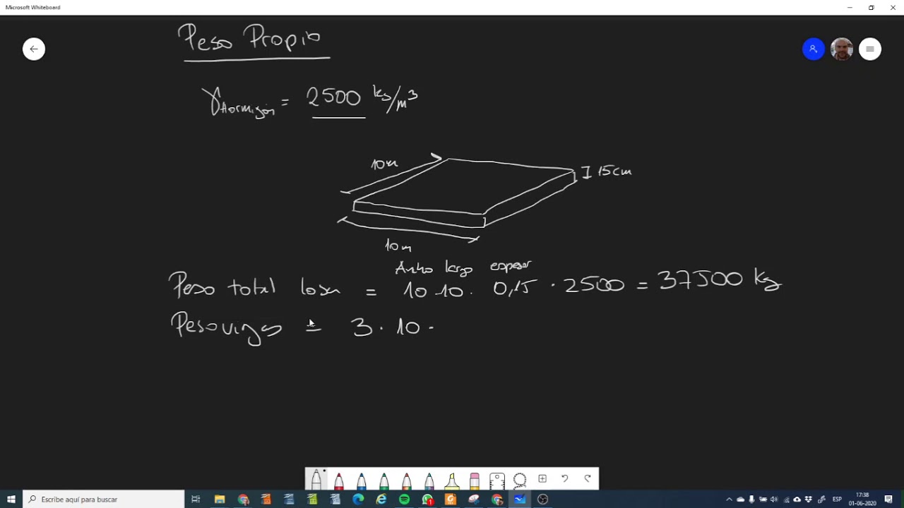 Calculo Peso Propio, Estructuras Sismorresistente