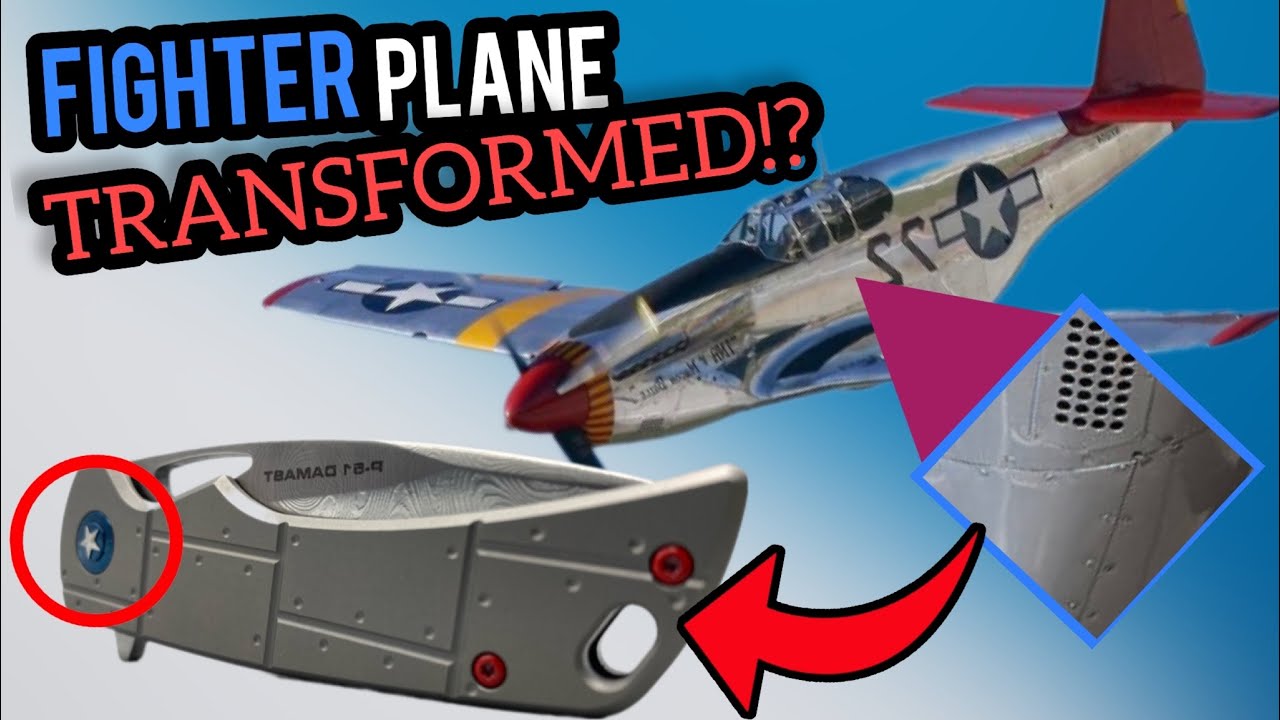 UNIQUE Knife Made From Real WW2 Airplane