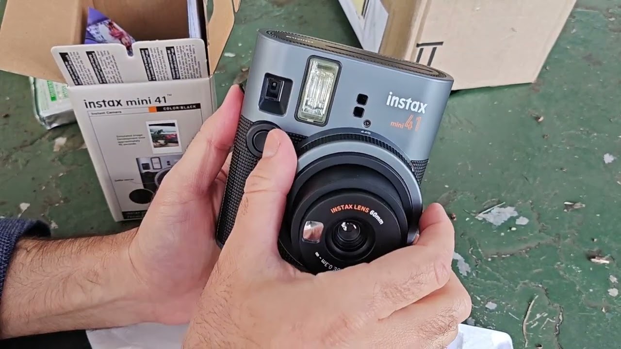 Instax mini 41 by FUJIFILM Unboxing & Demo - A timeless, classic camera, whatever your style!