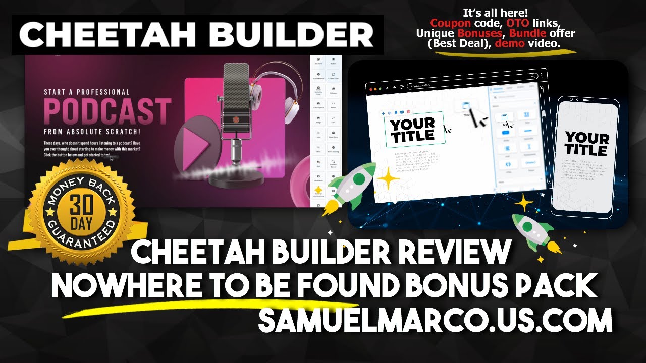 Cheetah Builder Review & Bonus Offer | Cheetah for WordPress Plugin