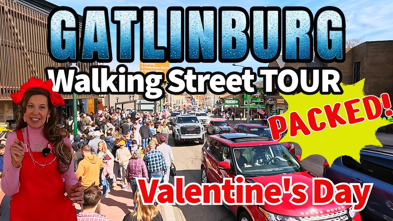 Gatlinburg TN. Complete Walking Tour of Downtown, Shops, Restaurants, Attractions, and More!