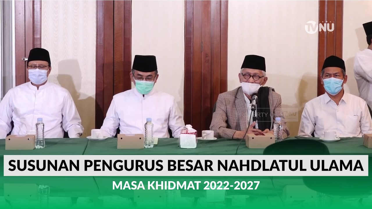 Pembacaan Susunan Kepengurusan PBNU 2022-2027