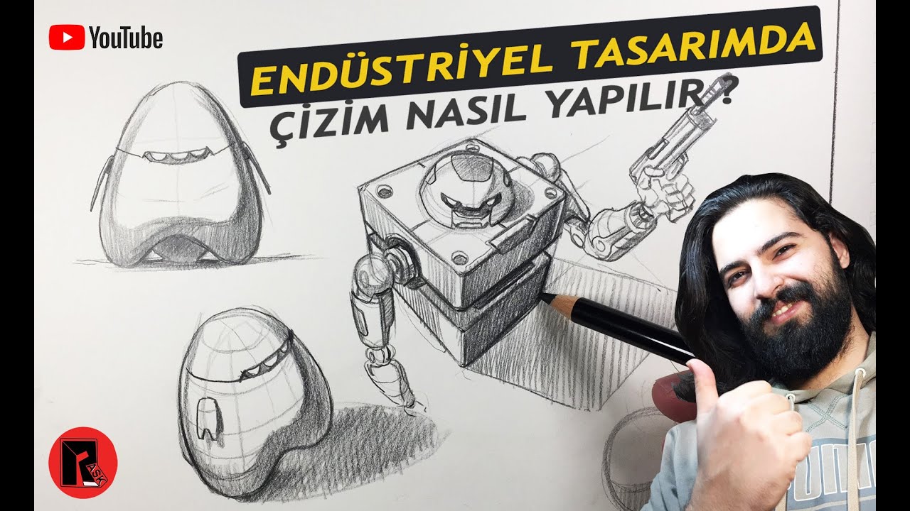 Endüstriyel Tasarım nedir ? %99 Etkili Çizim teknikleri nelerdir ?