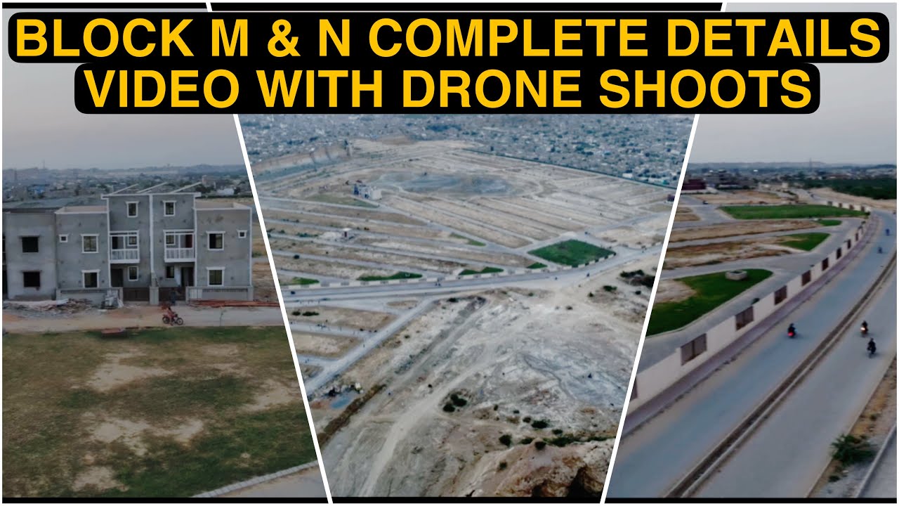 Naya nazimabad block N & M ki detail video with complete drone shots | current situation