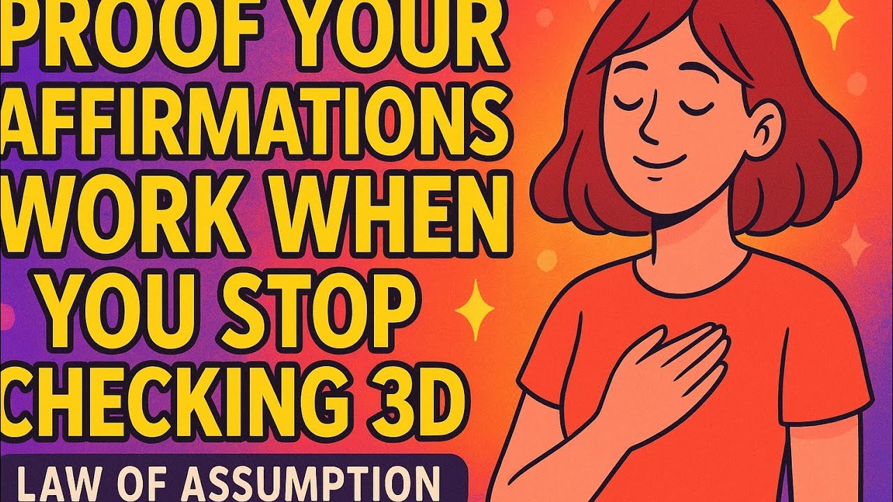 Practical example of how your affirmations show up in the 3D! #lawofassumption 