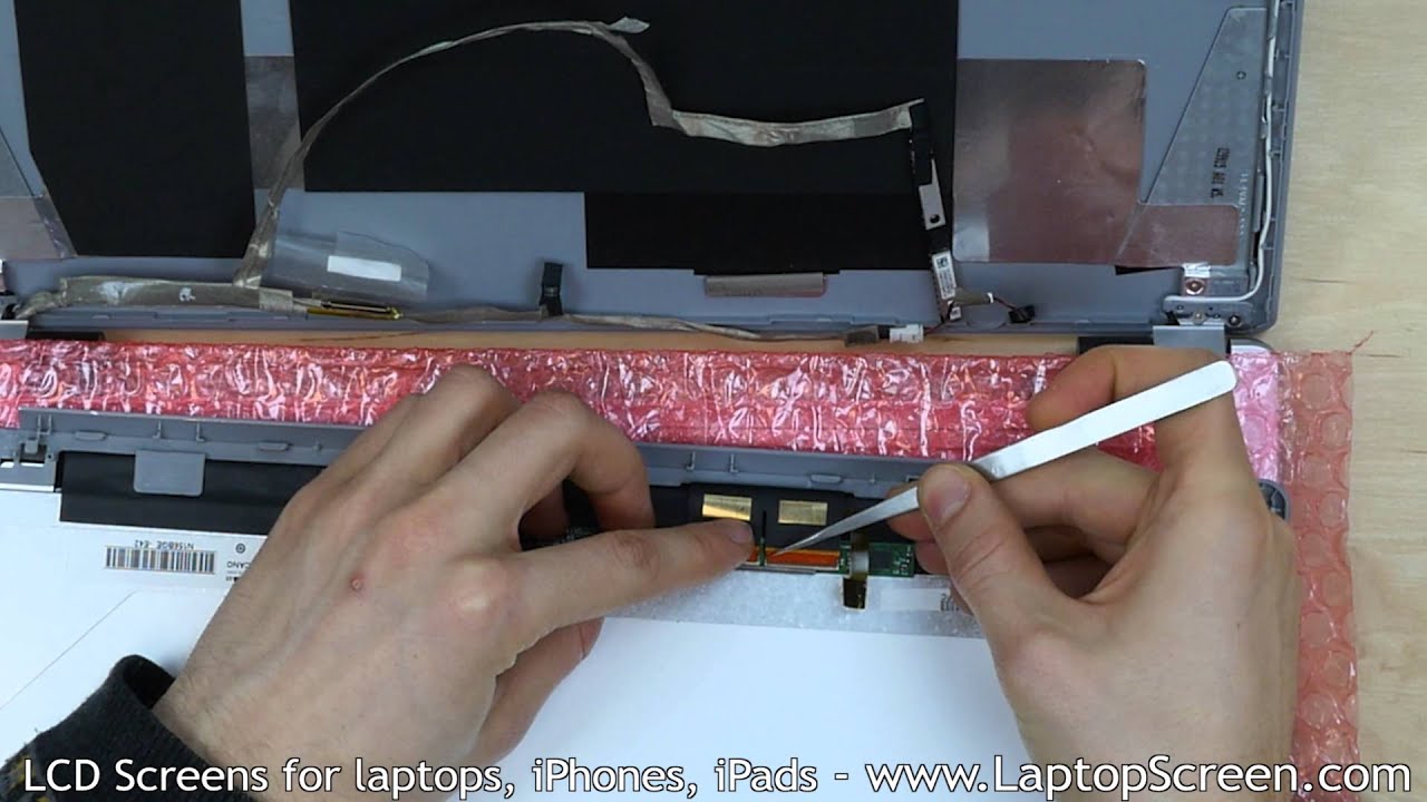 LCD and Touchscreen assembly replacement / LCD+digitizer repair [Acer ASPIRE V5-571P]