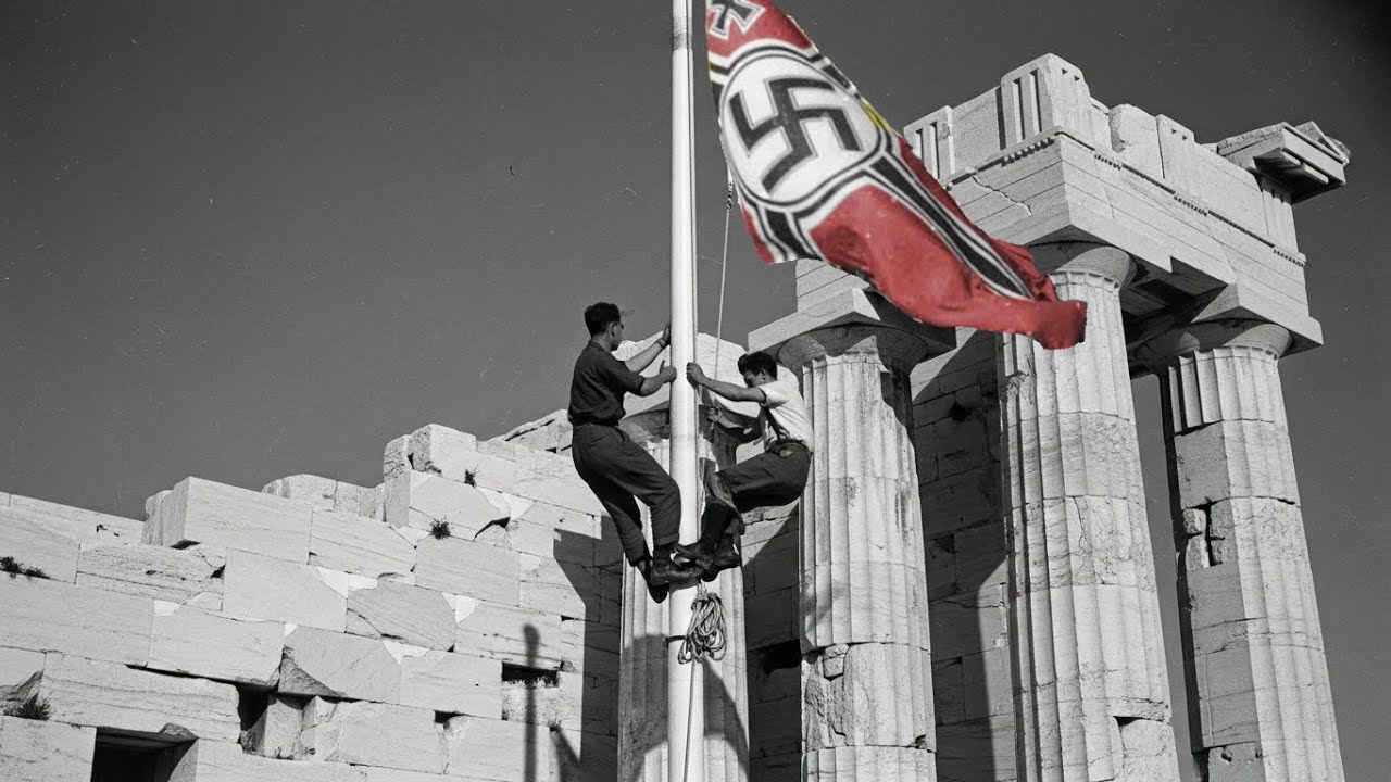 The Nazis Put Their Flag on Greece's Holiest Site — Two Teenagers Stole It