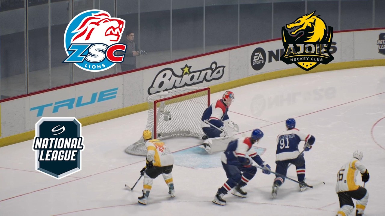 ZSC Lions vs HC Ajoie 🦁 Swiss National League #47 🇨🇭 NHL 26