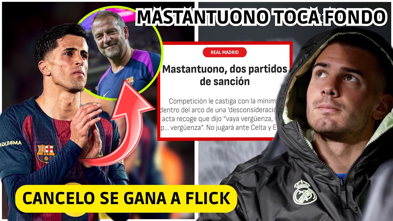 💥 CANCELO SE GANA A FLICK - MASTANTUONO TOCA FONDO en EL MADRID - ALEMANIA EXPLOTA CONTRA RUDIGER