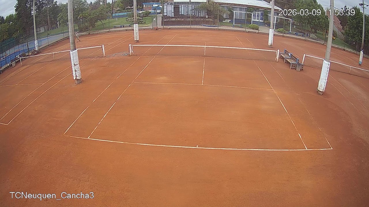 Cancha 3 Tenis club Neuquén Club 09/03/26 inicia 08:01