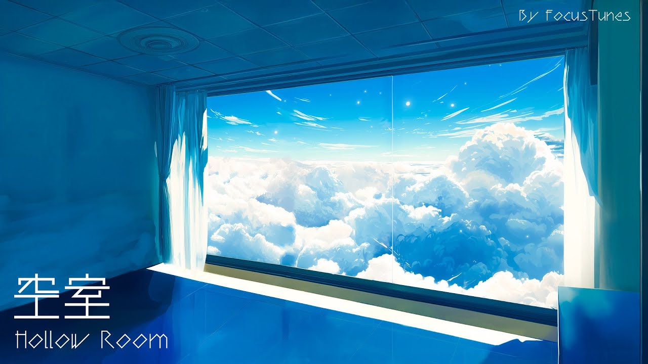[BGM w/ Vocal] 空室 - Hollow Room - | 作業 勉強 散歩 創作活動 chill relax #piano #ai #aiart