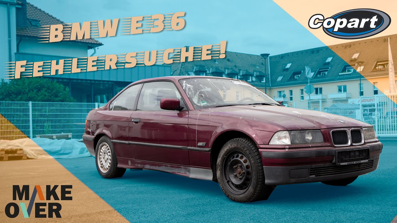 BMW E36 Restauration #2 / Batterietausch und Fehlersuche! | Copart MakeOver