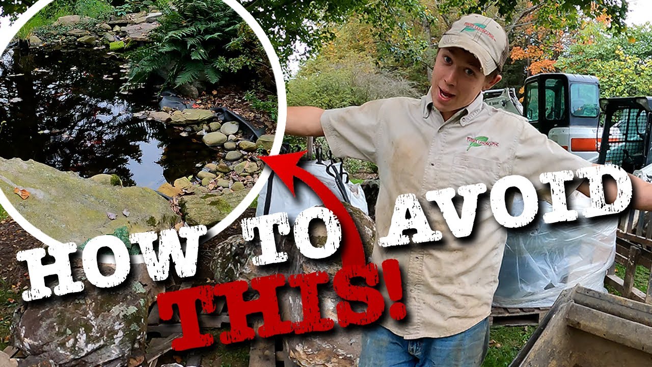 The First Three Steps To Building A PROPERLY WORKING Koi Pond! | Tussey Landscaping
