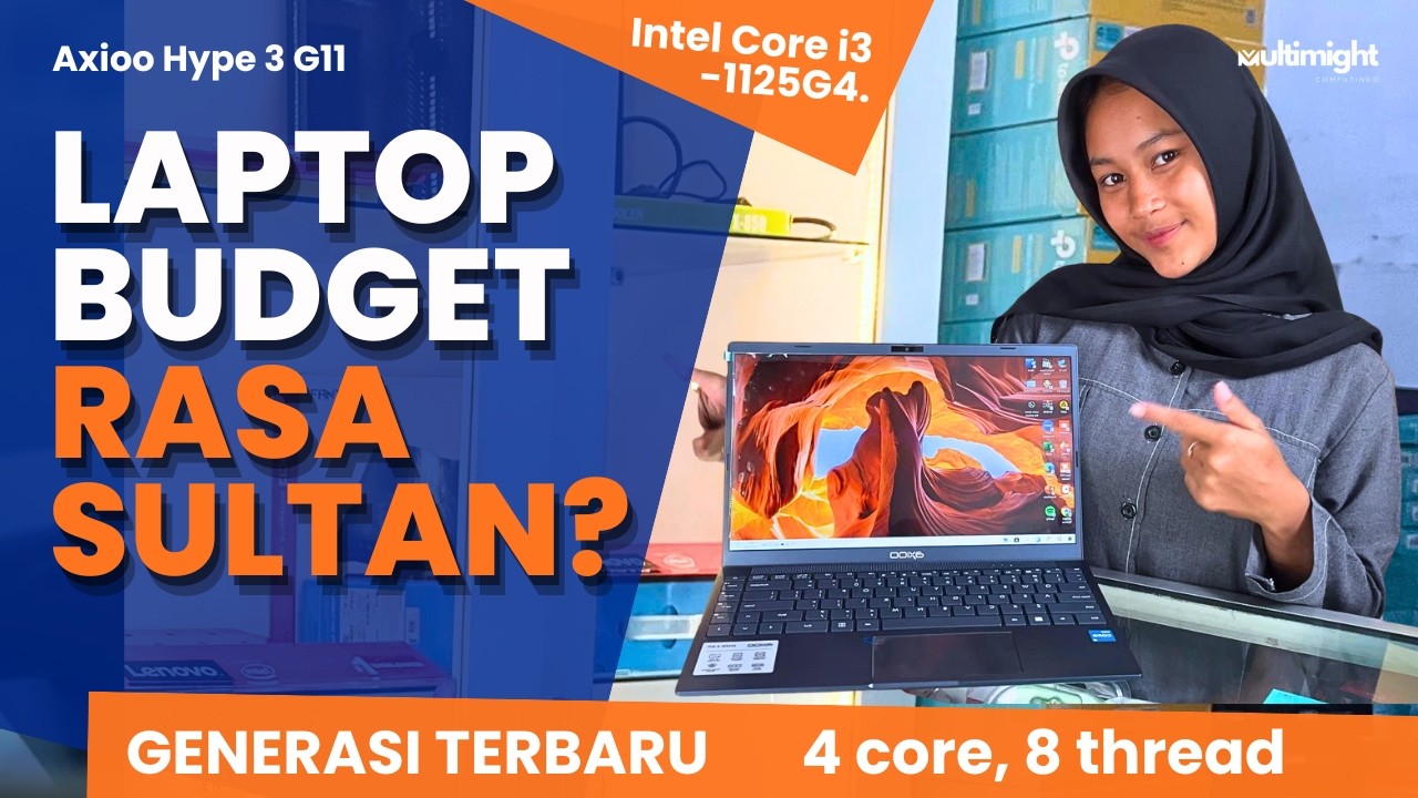LAPTOP BUDGET RASA SULTAN ? Axioo Hype 3 G11  - MMC COMPUTER TERBARU