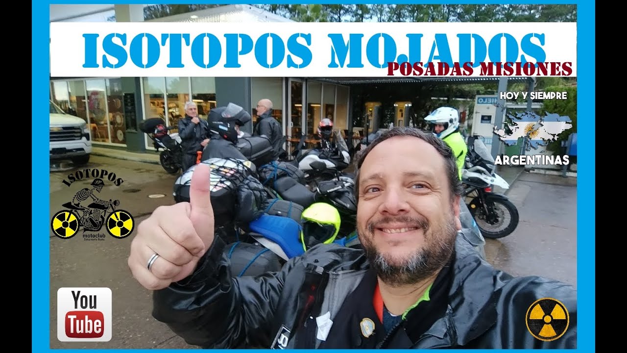 Mal tiempo para los Isotopos rumbo a Posadas #argentina #misiones #motor #adventure #viajes
