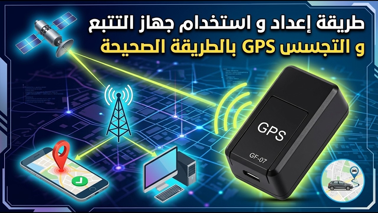 طريقة إعداد و استخدام جهاز التتبع و التجسس GPS GF - 07 بالطريقة الصحيحة....