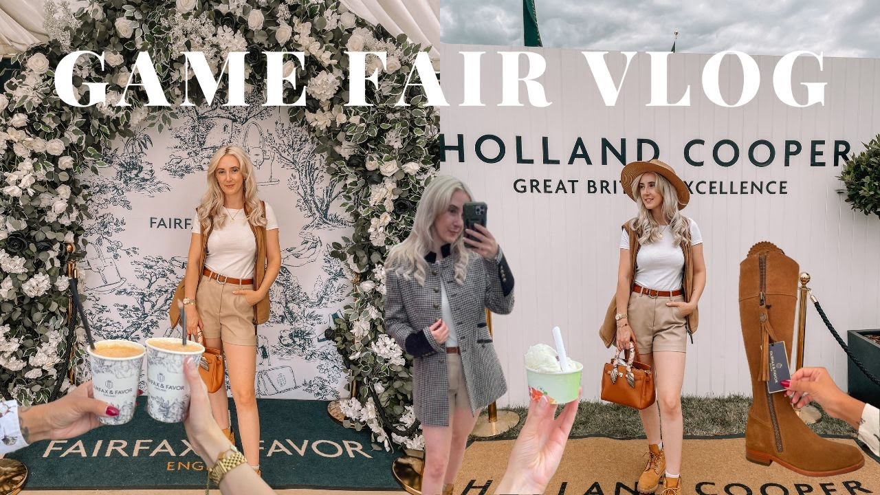 GAME FAIR VLOG - BLENHEIM PALACE, COUNTRY STYLE SHOPPING, COUNTRY PURSUITS, SEEING CALEB COOPER