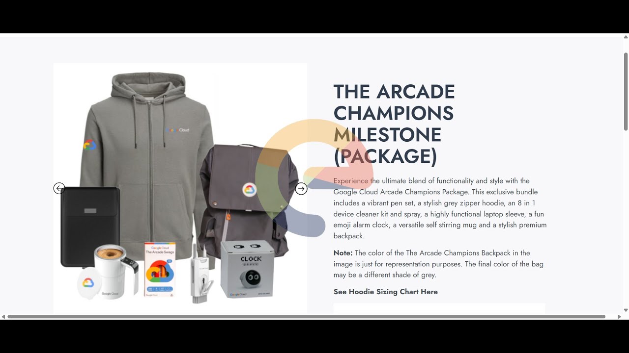 Unbox The Champions Milestone Swags - Google Arcade 2024