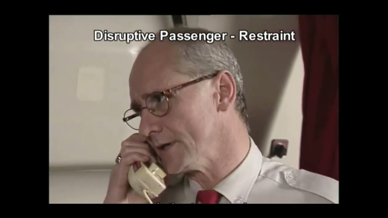 How to Restraint a Unruly and Disruptive passanger inside the Aircraft ✈️