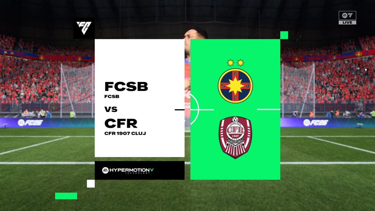 ЕА ФК 26 | FCSB vs ЧФР Клуж | 17 тур | 2025–26 Суперлига с ФКСБ