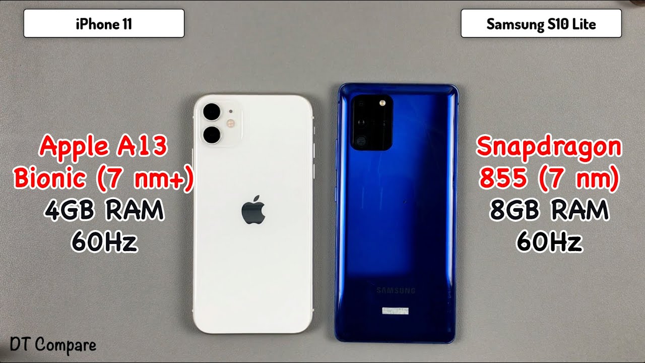 Samsung S10 Lite vs iPhone 11 Speed Test & Camera Review