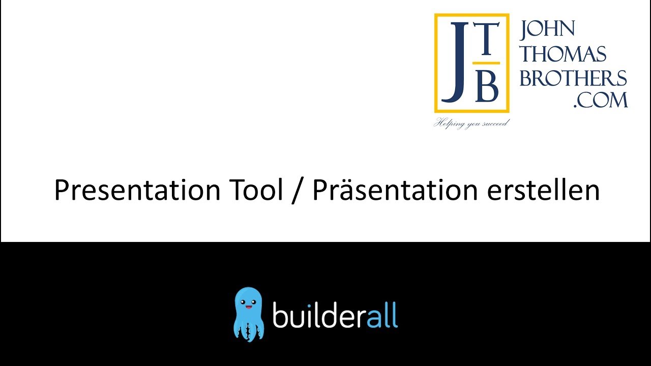 Pr&auml;sentationstool in Builderall by John Thomas Brothers Presentation Builder Tool