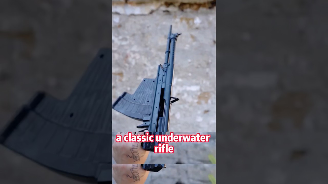A classic underwater rifle#shortvideo #shoot #shorts #military #usa#gunshort
