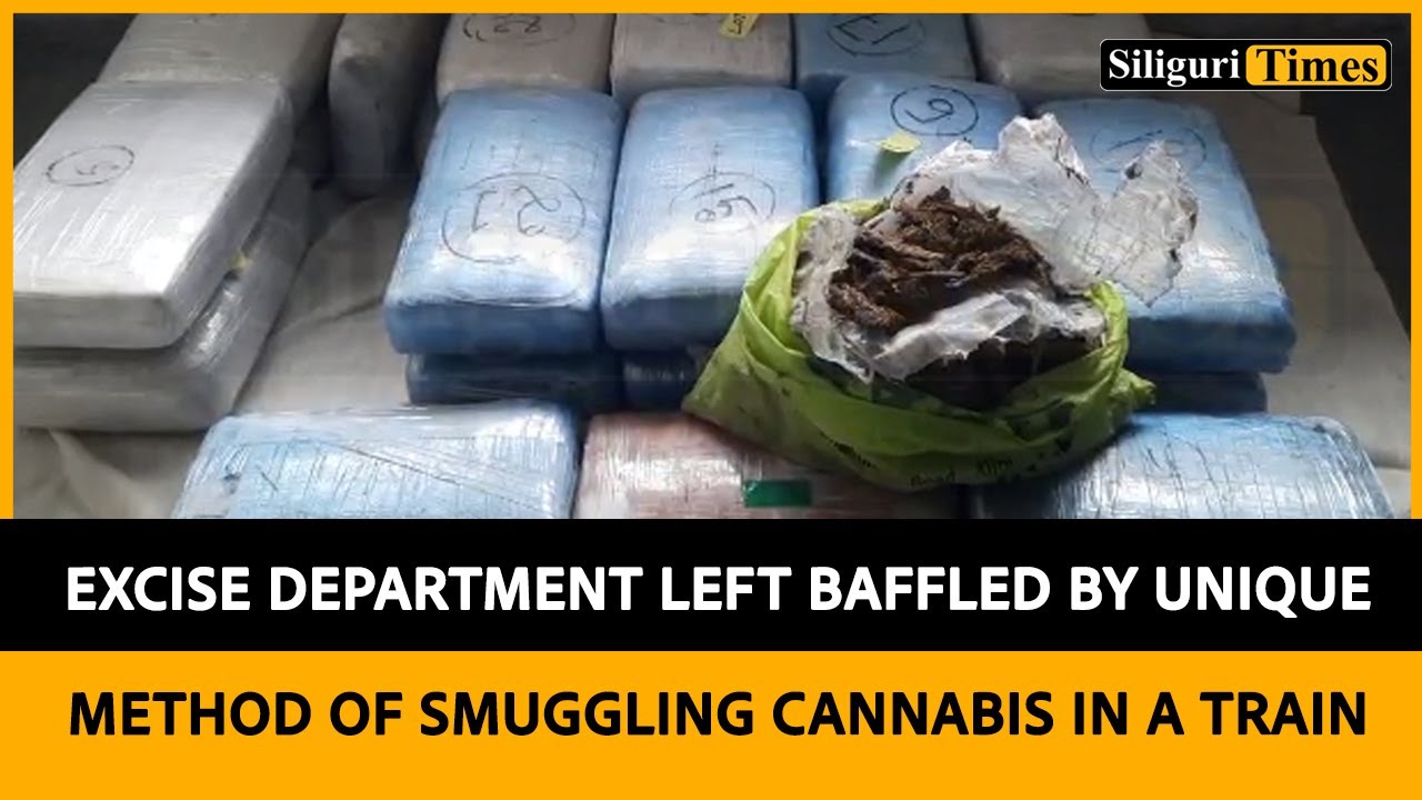 Excise Department left baffled by unique method of smuggling cannabis in a train (Hindi)