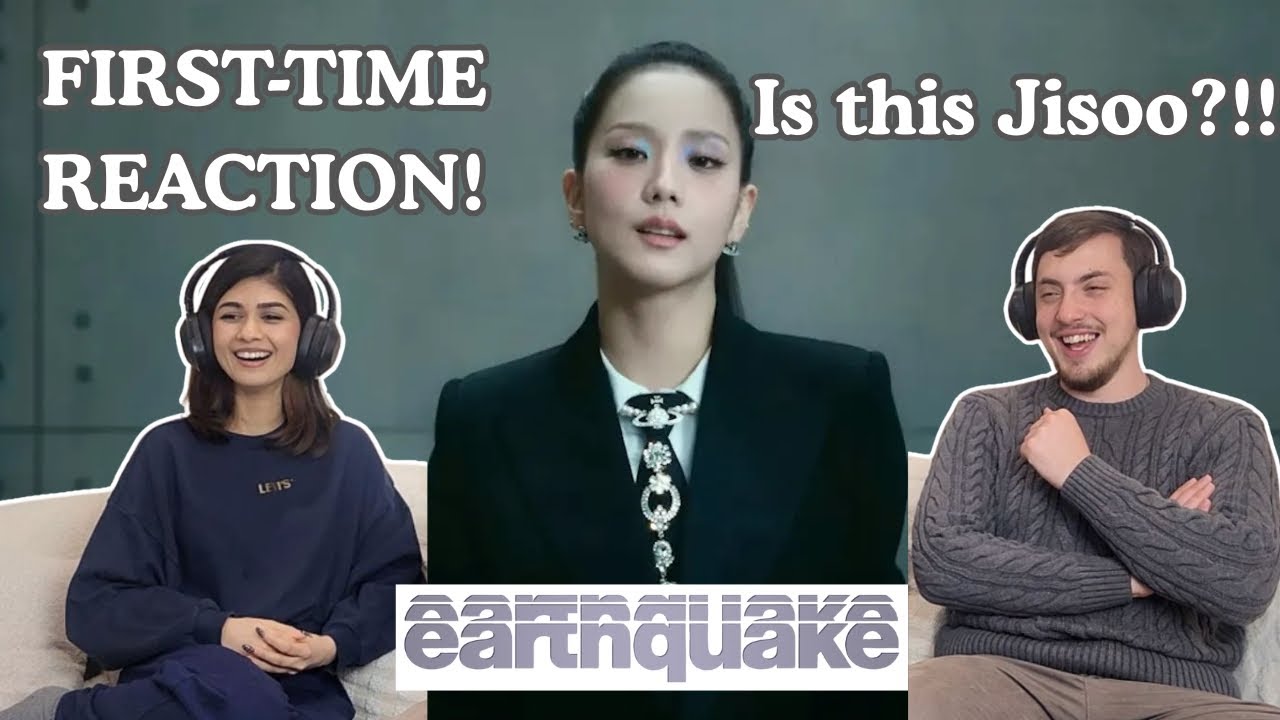 REACTING to JISOO - Earthquake (Official Music Video) | NEW TO K-POP FIRST-TIME REACTION!!