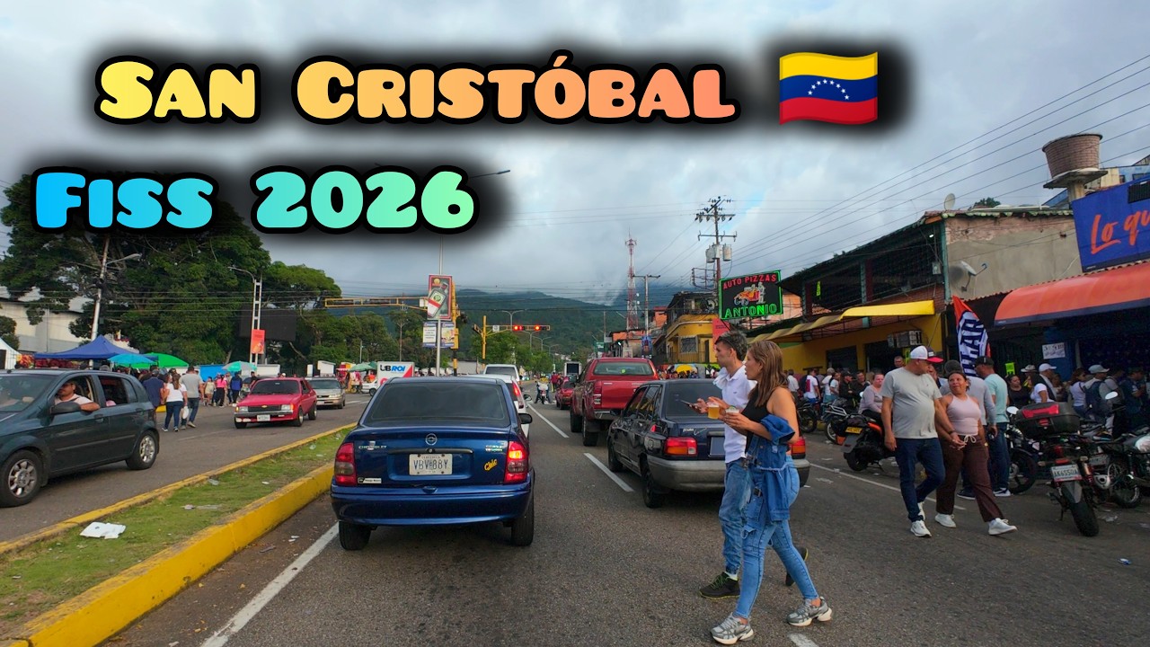 #4K #SanCristóbal #Tachira #Venezuela 🇻🇪 #FeriaSanSebastian #2026 #Fiss #Roadtrip #DJI