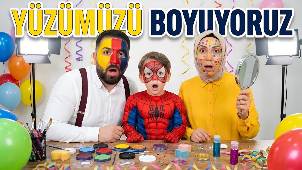 Galatasaraylı Babamızın Yüzünü Fenerbahçe'li Boyadık😱 DEV KIŞKIRTMA 🚨YÜZÜMÜZÜ BOYUYORUZ