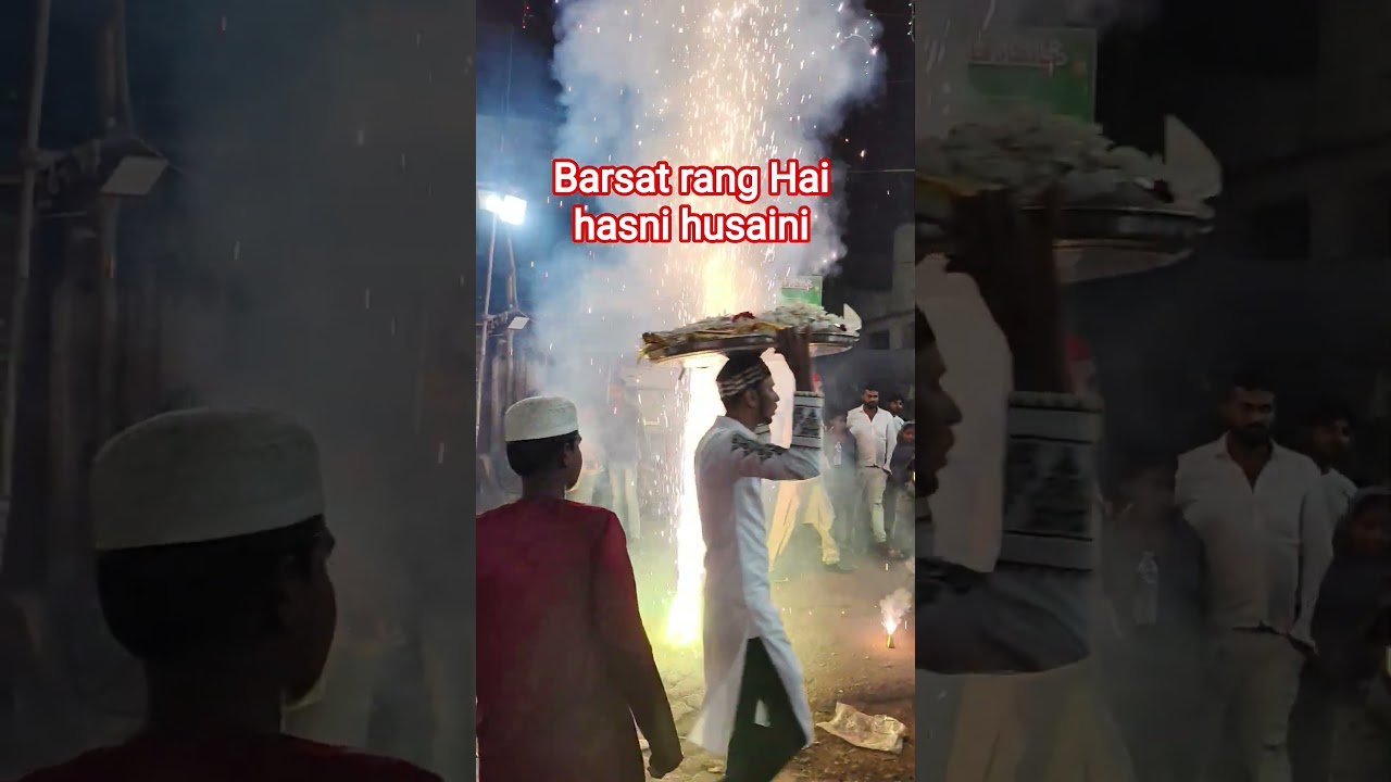 barsat rang Hai hasni husaini Khwaja Piya ke angan mein 