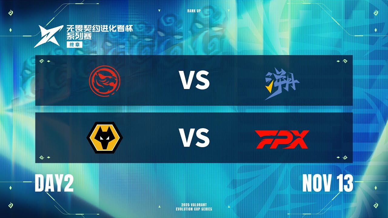 TEC vs TE - WOL vs FPX - Day 2 - VALORANT Evolution Cup Series Epilogue