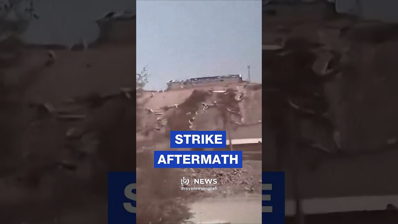 🇮🇷 Aftermath of strike in Rask, southeastern Iran