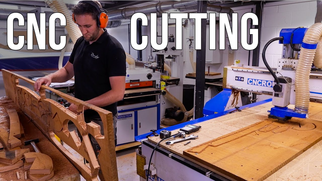 CNC Cutting Wooden Boat Parts | Building Temptress Ep9