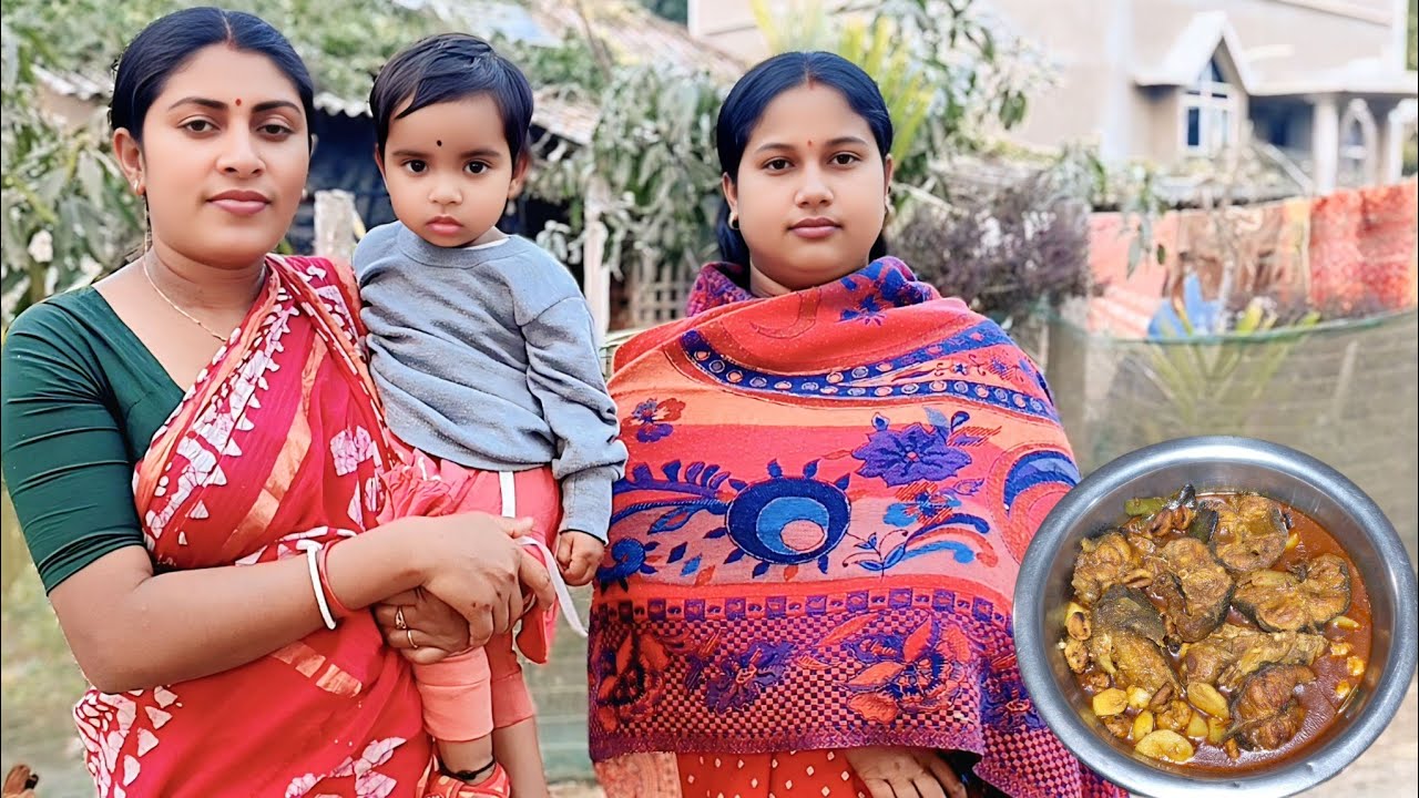 সোনামায়ের বাবা বাজার থেকে ২ কেজি ওজনের হাইব্রিড মাগুর নিয়ে আসলো বাড়ির চুপড়ি আলু দিয়ে লাল ঝোল হল