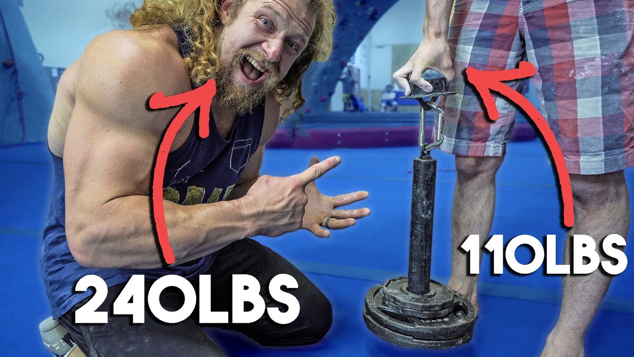 110LB ROCK CLIMBER GRIPS MORE THAN ME