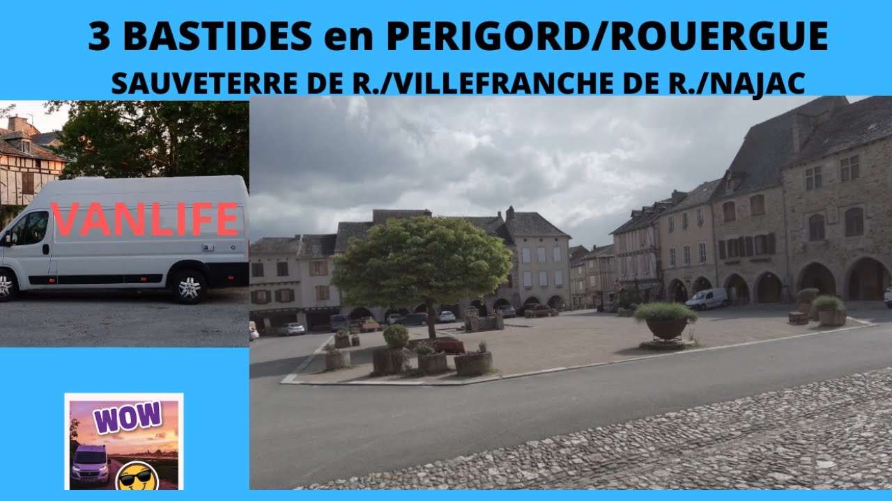 #vanlife 3 #bastides en Rouergue/Aveyron