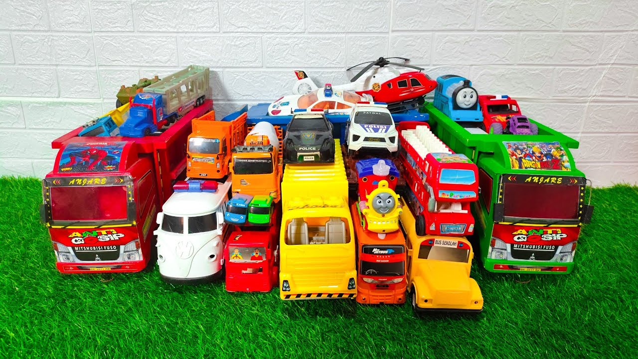 Mobil Mobilan Truk Oleng , Mobil Truk Molen, Mobil Balap, Truk Pasir, Excavator, Mobil Roket, Damkar