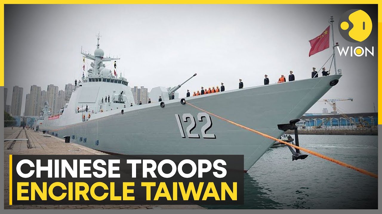 Chinese MASSIVE War Drills Shake The Taiwan Strait | WION News