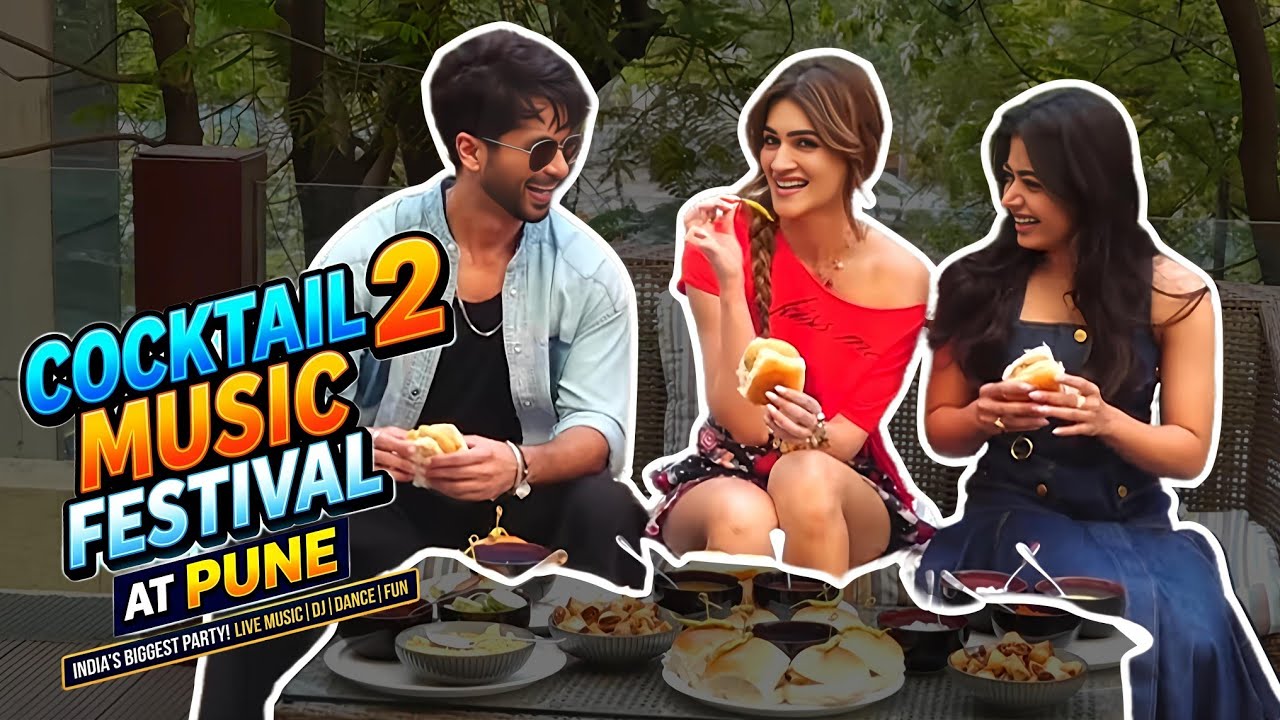 🔥😱 Shahid Kapoor, Kriti Sanon & Rashmika Mandanna Rock Pune! 🎶❤️ | Cocktail 2 Music Festival 