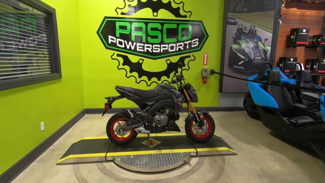 New Gray Camo 2024 Kawasaki Z125 PRO Motorcycle For Sale In Port Richey, FL