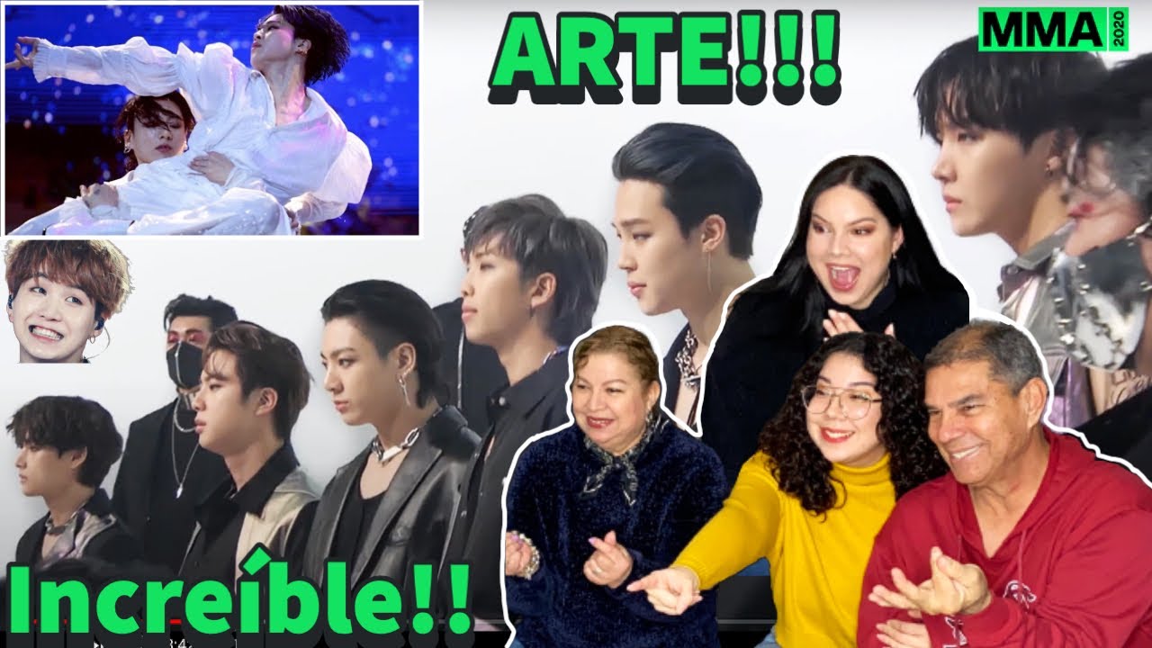 REACCIÓN A BTS (방탄소년단) Black Swan Perf. + ON @ 2020 MMA en Familia (Pt.1)