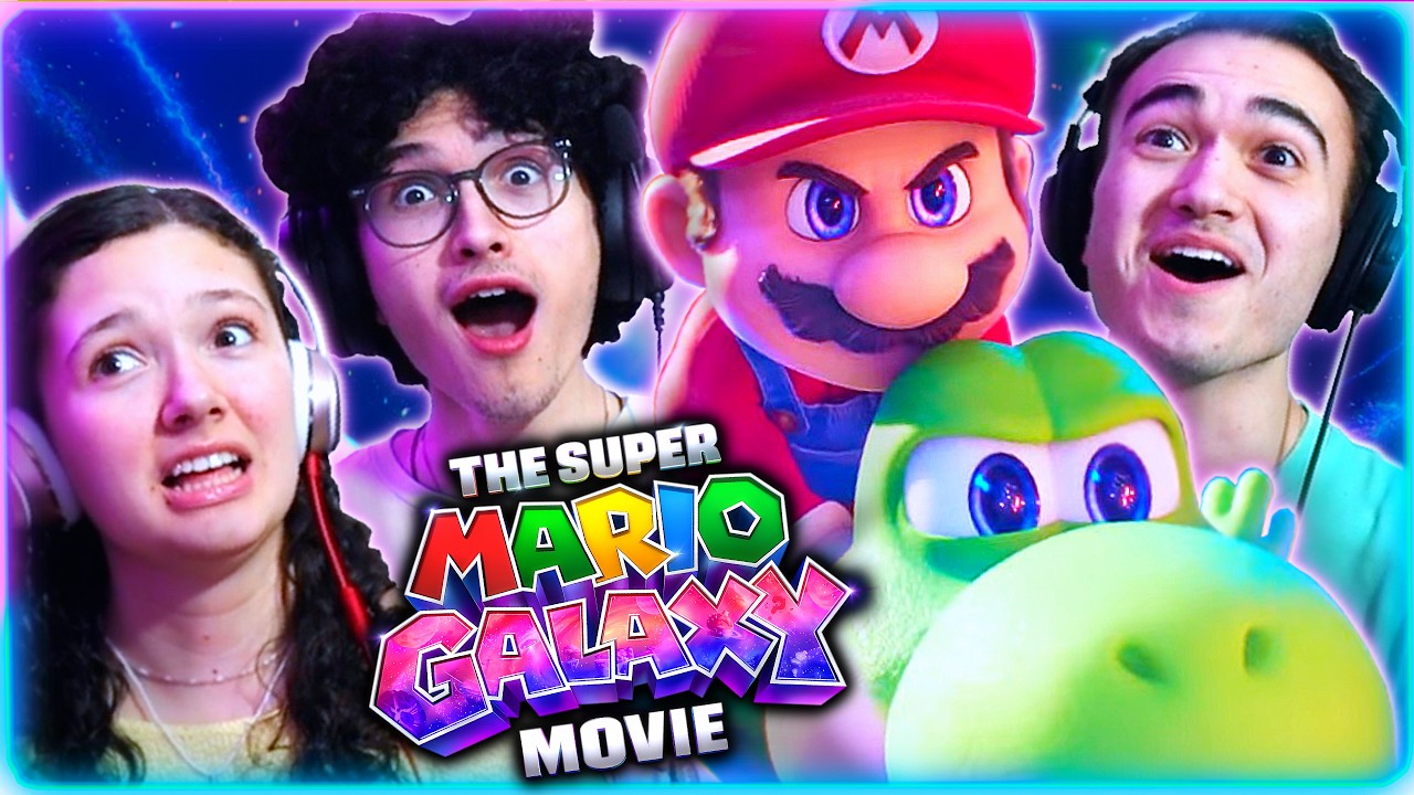 SUPER MARIO GALAXY MOVIE FINAL TRAILER REACTION! | HE'S playing Yoshi?!