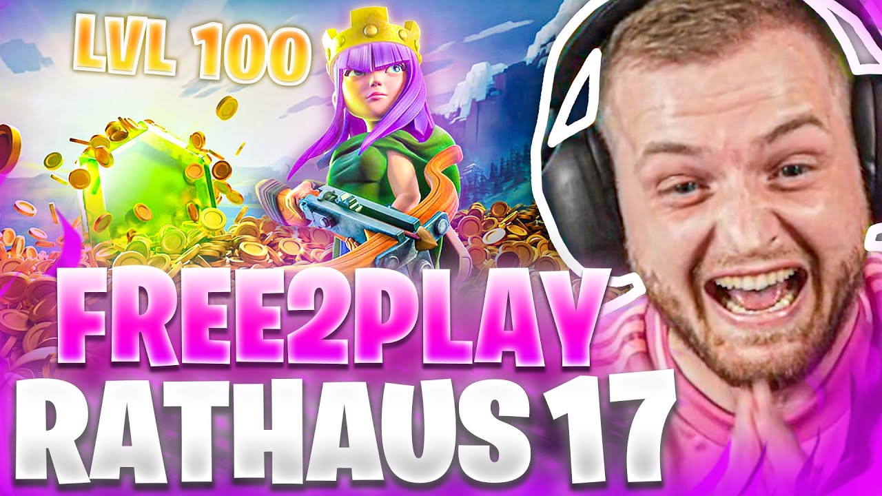 😱🥵KÖNIGIN auf LEVEL 100 FREE2PLAY!! -  500€ SMART GESPART das ist UNFASSBAR in Clash of Clans
