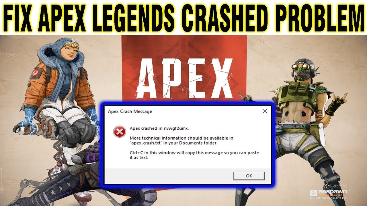 HOW TO FIX APEX LEGENDS CRASH ERROR