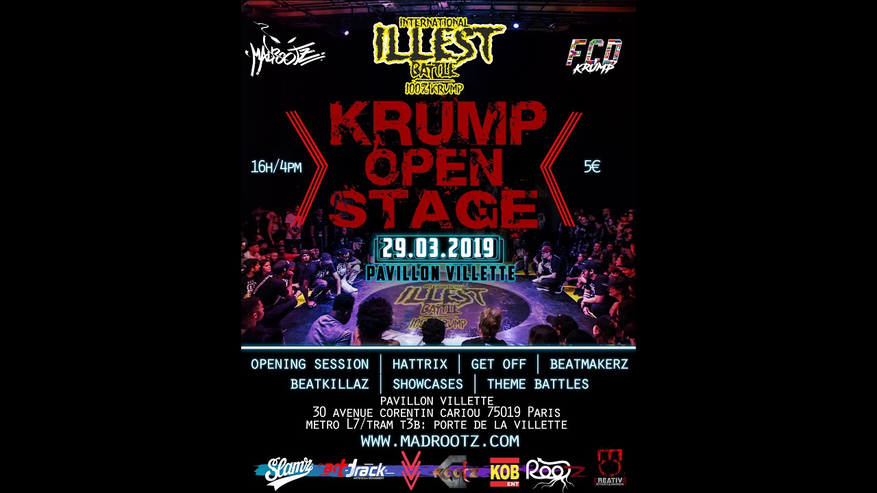 KRUMP OPEN STAGE | HATTRIX KILL OFF | Round 1 | Whiphead/JrSlam/RadMo/KidTwiggz/LilSniper/TwinPlaya
